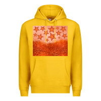 Lemon orange glitter star Premium Hoodie - JahusDesignShop