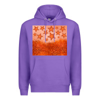 Purple orange glitter star Premium Hoodie - JahusDesignShop