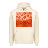 Tofu orange glitter star Premium Hoodie - JahusDesignShop