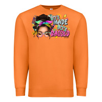 Carrot 80s made 90s raised messy bun Premium Sweatshirt - texasbilliewilder