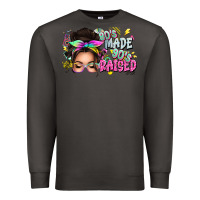 Smoke 80s made 90s raised messy bun Premium Sweatshirt - texasbilliewilder