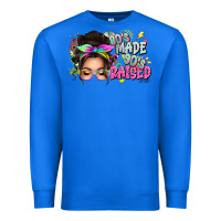 True Royal 80s made 90s raised messy bun Premium Sweatshirt - texasbilliewilder
