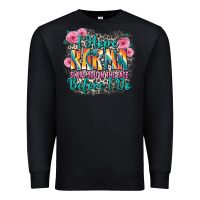 Black i hope karma slaps you in the face before i do Premium Sweatshirt - Zillion Design Studio