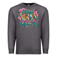 Charcoal Heather i hope karma slaps you in the face before i do Premium Sweatshirt - Zillion Design Studio
