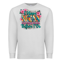 Dove Grey i hope karma slaps you in the face before i do Premium Sweatshirt - Zillion Design Studio