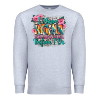 Heather Grey i hope karma slaps you in the face before i do Premium Sweatshirt - Zillion Design Studio