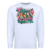 White i hope karma slaps you in the face before i do Premium Sweatshirt - Zillion Design Studio