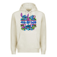 Oatmeal Heather preview flower stitch 4 th grade Premium Hoodie - AdoDesignShop