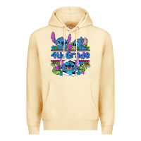 Pina Colada preview flower stitch 4 th grade Premium Hoodie - AdoDesignShop