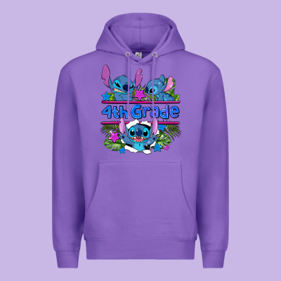Preview Flower Stitch 4 Th Grade Premium Hoodie Designed By Adodesignshop