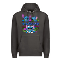 Smoke preview flower stitch 4 th grade Premium Hoodie - AdoDesignShop