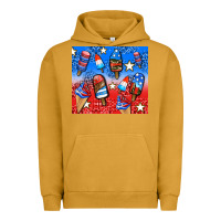Pigment Peanut Butter american popsicle and stars Urban Hoodie - AdoDesignShop