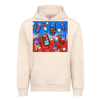 Sandshell american popsicle and stars Urban Hoodie - AdoDesignShop