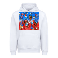 White american popsicle and stars Urban Hoodie - AdoDesignShop