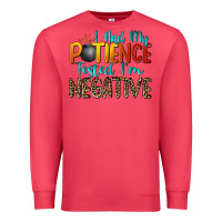 Cardinal i had my patience tested i'm negative Premium Sweatshirt - Zillion Design Studio