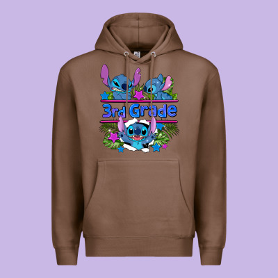 Preview Flower Stitch 3rd Grade Premium Hoodie Designed By Adodesignshop