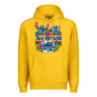 Lemon preview flower stitch 3rd grade Premium Hoodie - AdoDesignShop
