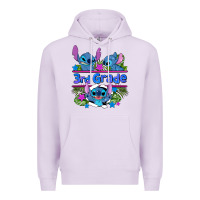 Lilac preview flower stitch 3rd grade Premium Hoodie - AdoDesignShop