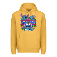 Mustard preview flower stitch 3rd grade Premium Hoodie - AdoDesignShop