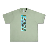 Oil Green dinosaurs pen wrap Urban Heavy Tee - Artiststas