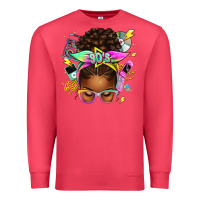 Cardinal 90s afro messy bun Premium Sweatshirt - texasbilliewilder