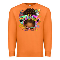 Carrot 90s afro messy bun Premium Sweatshirt - texasbilliewilder