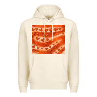 Tofu orange glitter heart Premium Hoodie - JahusDesignShop