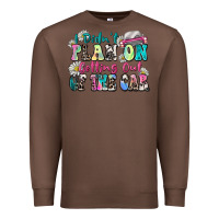 Chestnut i didn't plan on getting out of the car Premium Sweatshirt - Zillion Design Studio