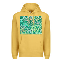 Antique Gold green leopard glitter Premium Hoodie - JahusDesignShop