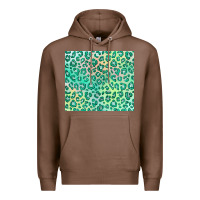 Chestnut green leopard glitter Premium Hoodie - JahusDesignShop