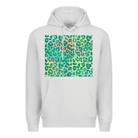 Dove Grey green leopard glitter Premium Hoodie - JahusDesignShop