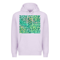 Lilac green leopard glitter Premium Hoodie - JahusDesignShop