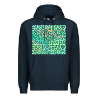 Navy green leopard glitter Premium Hoodie - JahusDesignShop