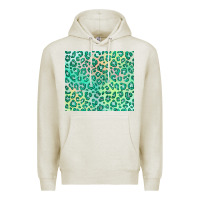 Oatmeal Heather green leopard glitter Premium Hoodie - JahusDesignShop