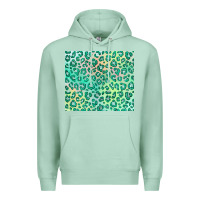 Seafoam green leopard glitter Premium Hoodie - JahusDesignShop