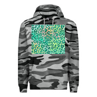 Slate Camo green leopard glitter Premium Hoodie - JahusDesignShop