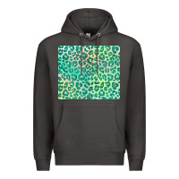 Smoke green leopard glitter Premium Hoodie - JahusDesignShop