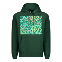 Sports Green green leopard glitter Premium Hoodie - JahusDesignShop