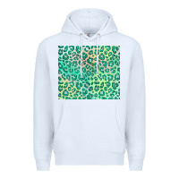 White green leopard glitter Premium Hoodie - JahusDesignShop