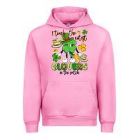 Fuchsia Pink i teach the cutest clovers in the patch Urban Hoodie - Artiststas