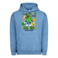Pigment Pebble Blue i teach the cutest clovers in the patch Urban Hoodie - Artiststas