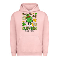 Pigment Salmon i teach the cutest clovers in the patch Urban Hoodie - Artiststas