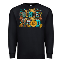 Black a little country a little hood Premium Sweatshirt - texasbilliewilder