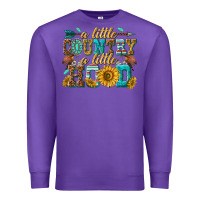 Purple a little country a little hood Premium Sweatshirt - texasbilliewilder
