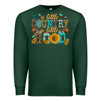 Sports Green a little country a little hood Premium Sweatshirt - texasbilliewilder