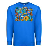 True Royal a little country a little hood Premium Sweatshirt - texasbilliewilder