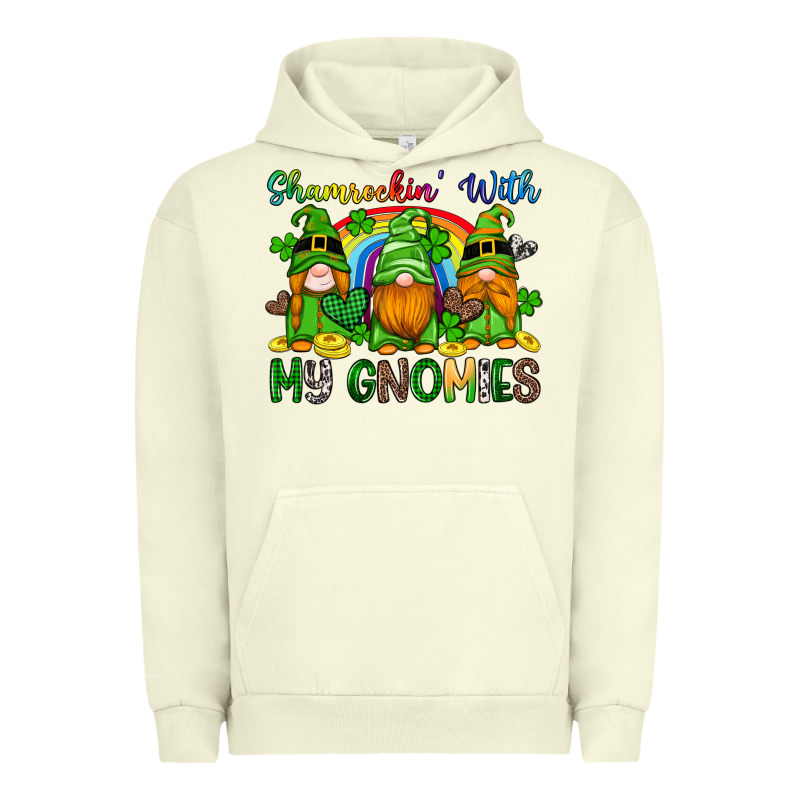 Shamrockin With My Gnomies Urban Hoodie by Artiststas | Teevron