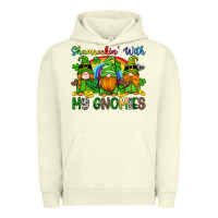 Pigment Pistachio shamrockin with my gnomies Urban Hoodie - Artiststas