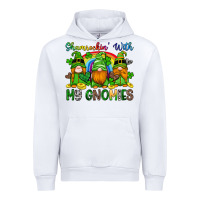 White shamrockin with my gnomies Urban Hoodie - Artiststas