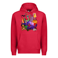 Cardinal zombie nurse   halloween Premium Hoodie - AdoDesignShop